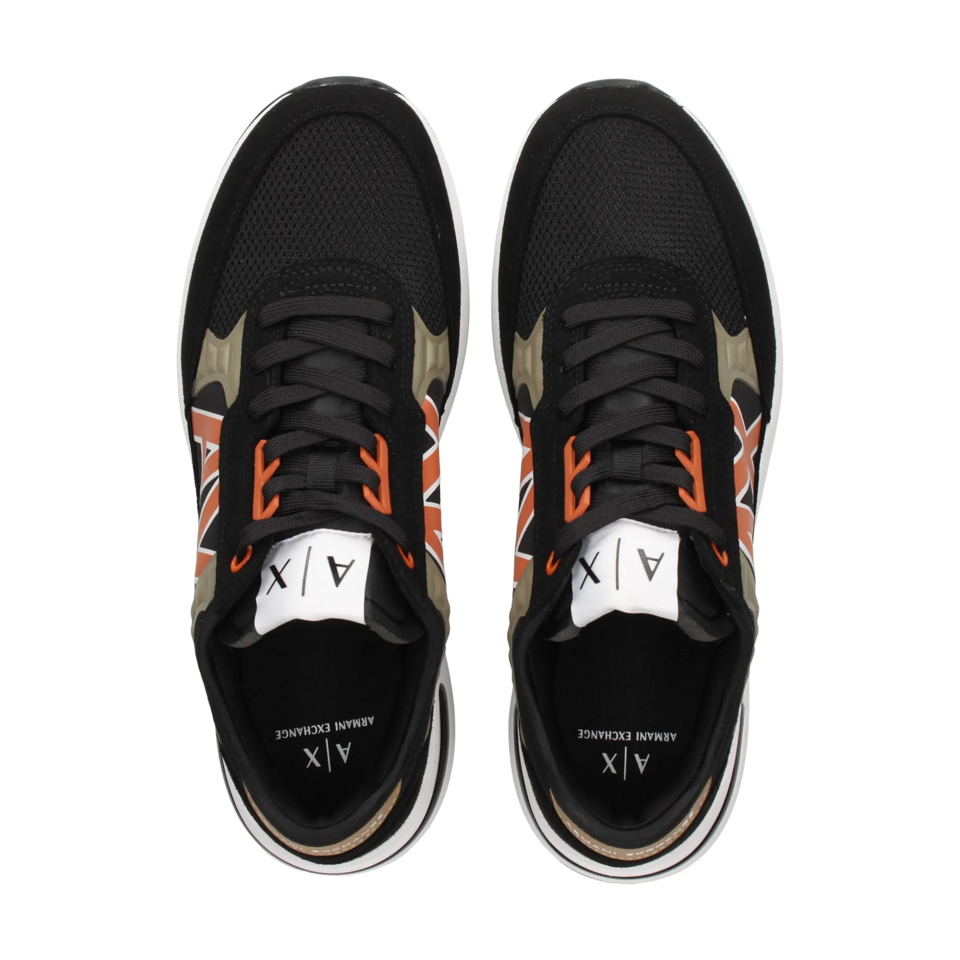 ARMANI EXCHANGE Zapatillas de Hombre XUX090 T053 BLACK+WOOD