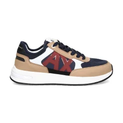 ARMANI EXCHANGE Zapatillas de Hombre XUX090 S561 TAN+NAVY+R