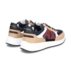 ARMANI EXCHANGE Zapatillas de Hombre XUX090 S561 TAN+NAVY+R