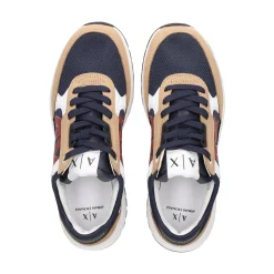 ARMANI EXCHANGE Zapatillas de Hombre XUX090 S561 TAN+NAVY+R