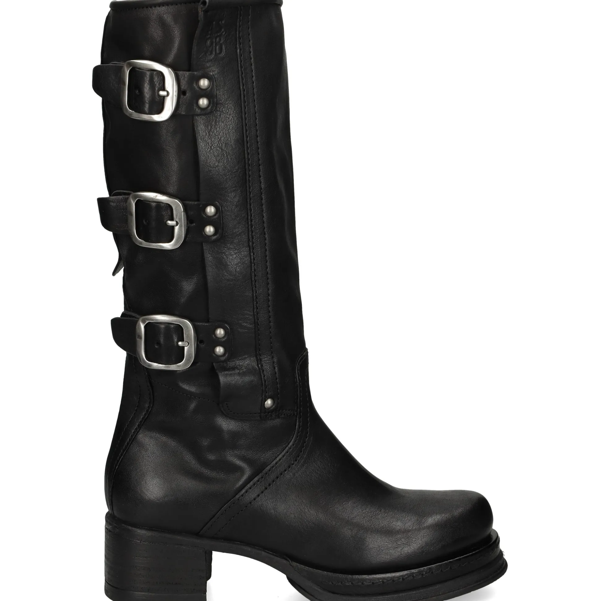 A.S.98 Botas con tacón de Mujer B52314 NEGRO