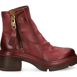 A.S.98 Botines con tacón de Mujer A89230 6580 MADERA