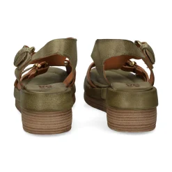 A.S.98 Sandalias con plataforma de Mujer C02006 0001 GREEN+TDM