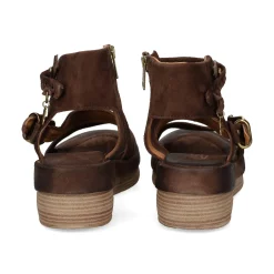 A.S.98 Sandalias con plataforma de Mujer C02009 0002 EBANO