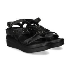 A.S.98 Sandalias con plataforma de Mujer C02001 6002 NEGRO