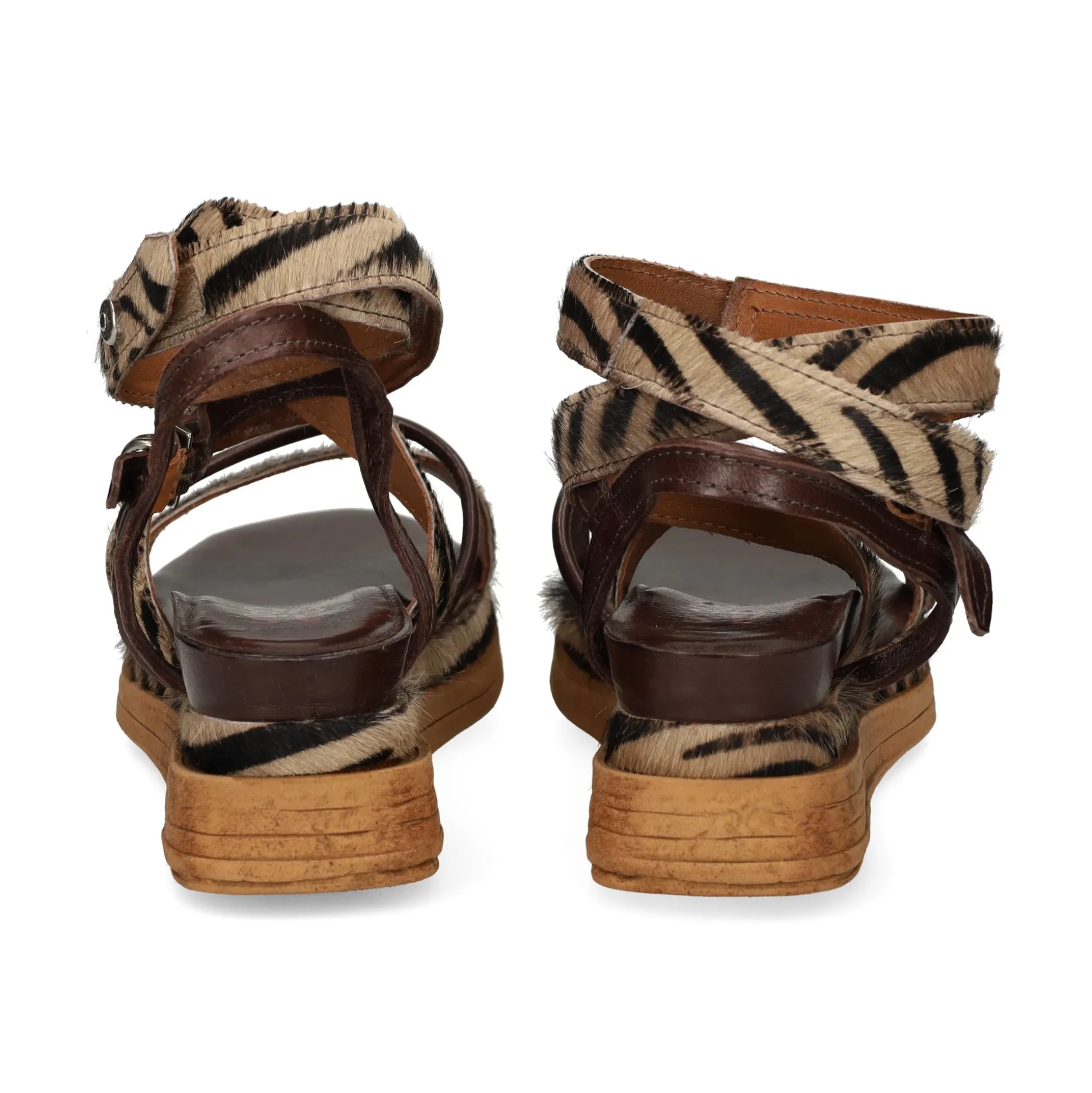 A.S.98 Sandalias con plataforma de Mujer A15049 0001 CAPUCCINO+