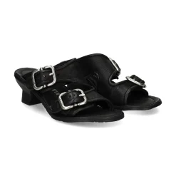 A.S.98 Sandalias con tacón de Mujer C03007 6002 NEGRO