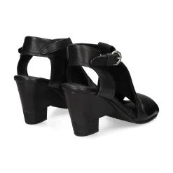 A.S.98 Sandalias con tacón de Mujer C04002 6002 NEGRO