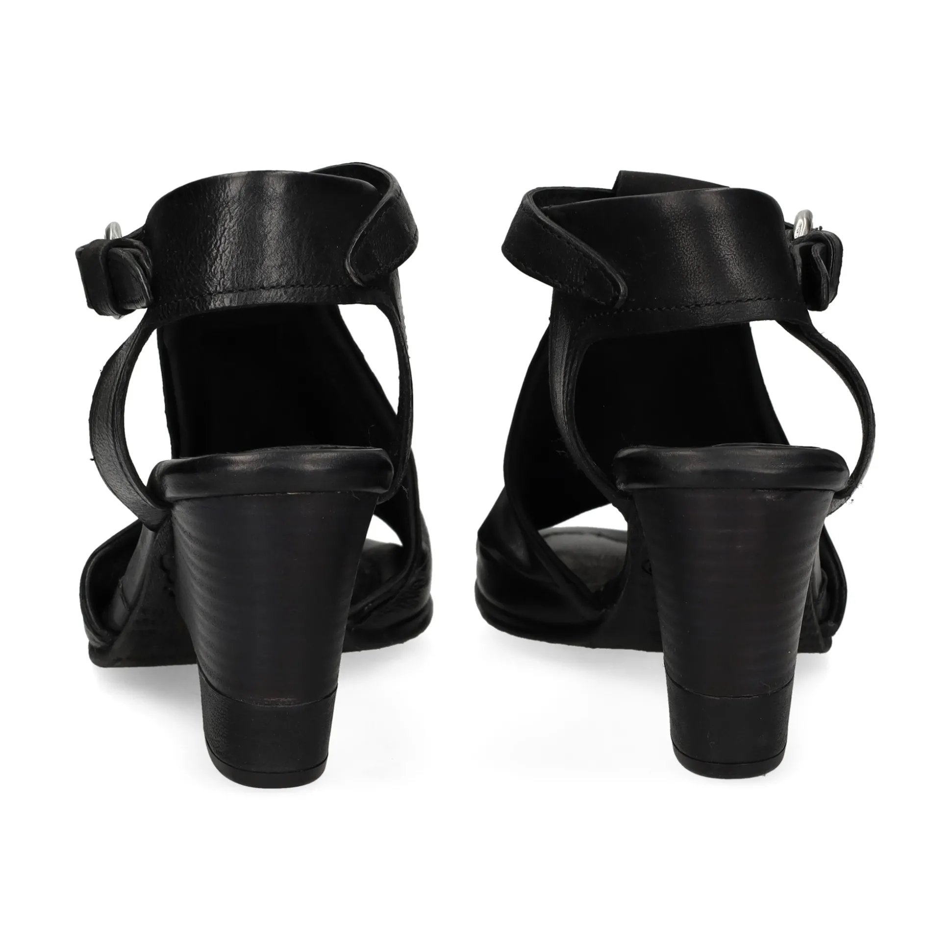 A.S.98 Sandalias con tacón de Mujer C04002 6002 NEGRO