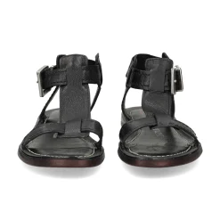 A.S.98 Sandalias planas de Mujer B94006 6002 NEGRO