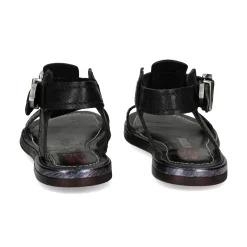 A.S.98 Sandalias planas de Mujer B94006 6002 NEGRO