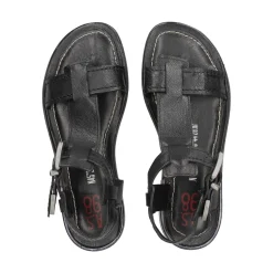 A.S.98 Sandalias planas de Mujer B94006 6002 NEGRO