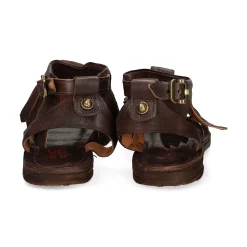 A.S.98 Sandalias planas de Mujer A16069 6144 EBANO