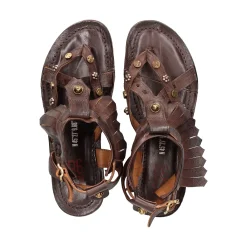 A.S.98 Sandalias planas de Mujer A16069 6144 EBANO