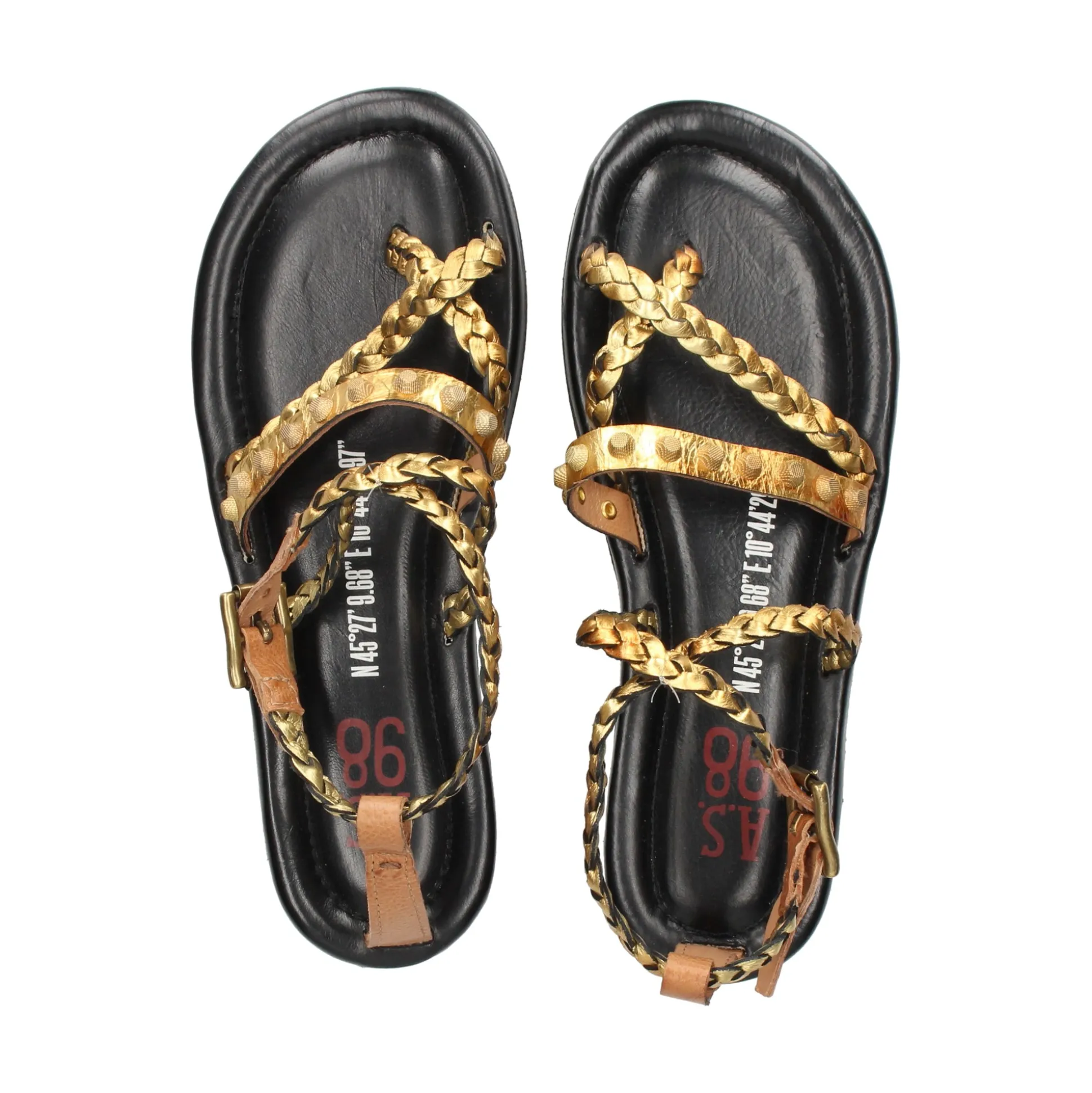 A.S.98 Sandalias planas de Mujer B74006 201 0001 OTTONE