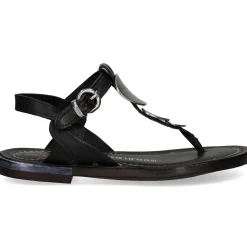 A.S.98 Sandalias planas de Mujer B94004 6002 NEGRO