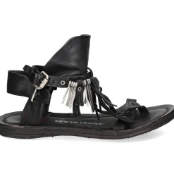 A.S.98 Sandalias planas de Mujer 534010 5102 6002 NERO