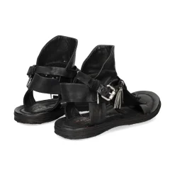 A.S.98 Sandalias planas de Mujer 534010 5102 6002 NERO
