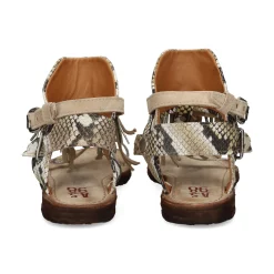 A.S.98 Sandalias planas de Mujer A16076 0001 BEIGE