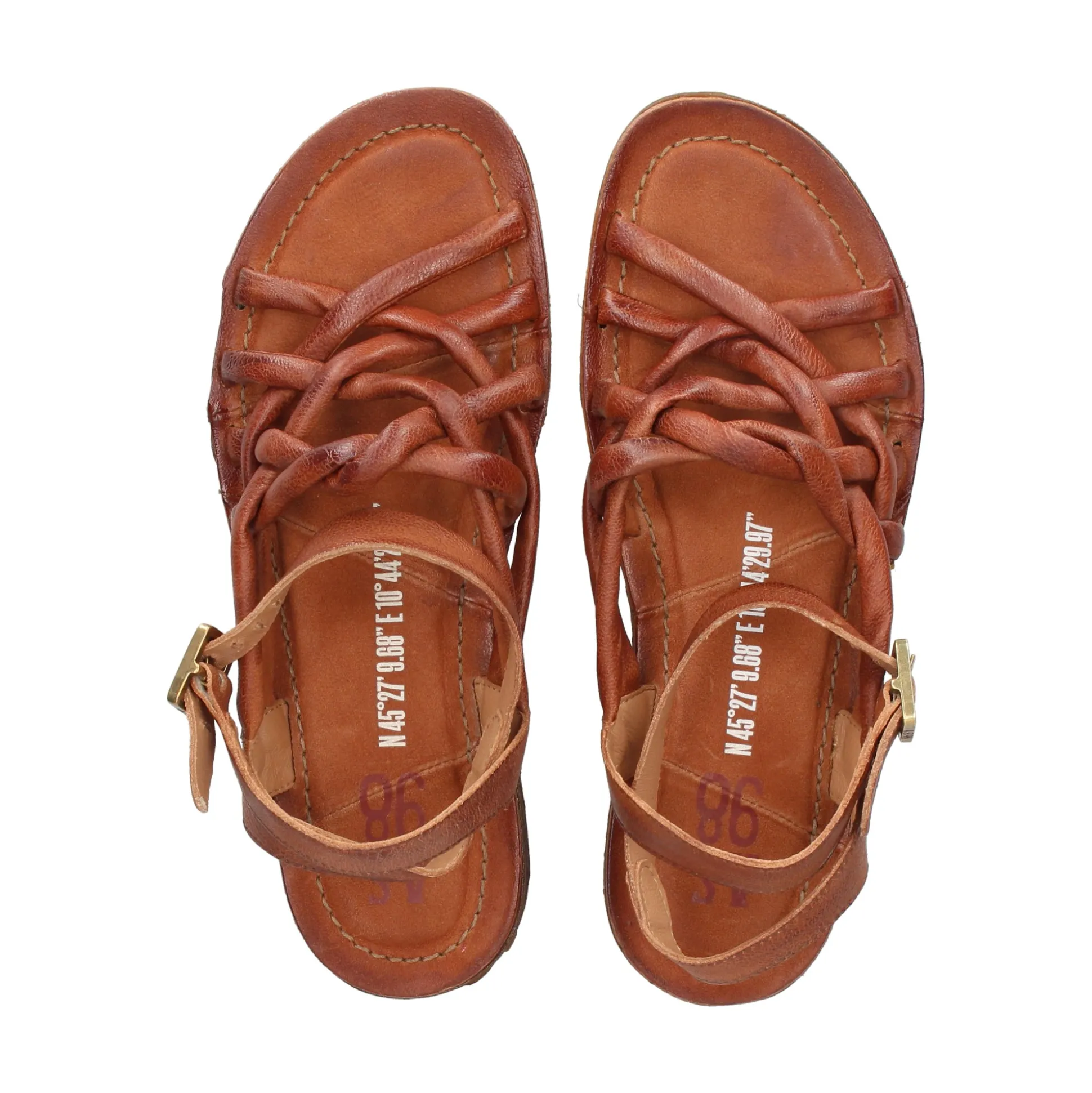 A.S.98 Sandalias planas de Mujer A16049 101 6871 CALVAD