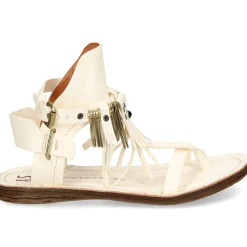 A.S.98 Sandalias planas de Mujer 534010 2103 6936 MILK