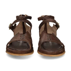 A.S.98 Sandalias planas de Mujer B60022 6144 EBANO