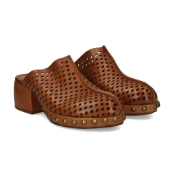 A.S.98 Zuecos de Mujer B36103 101 6020 CAMEL