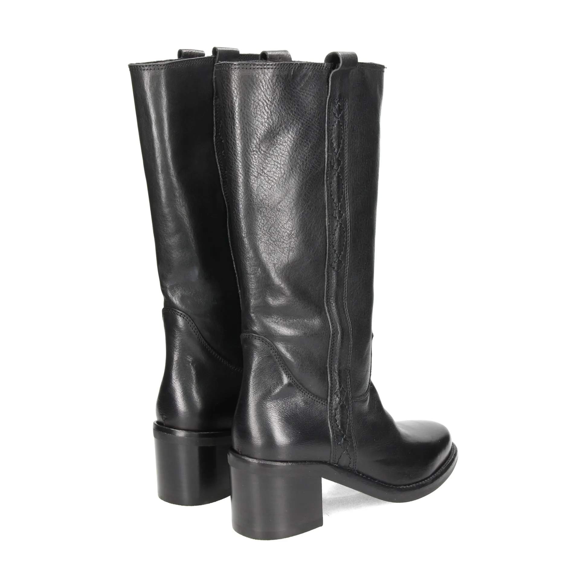 ASH Botas con tacón de Mujer PENELOPE 06 CALF BLACK