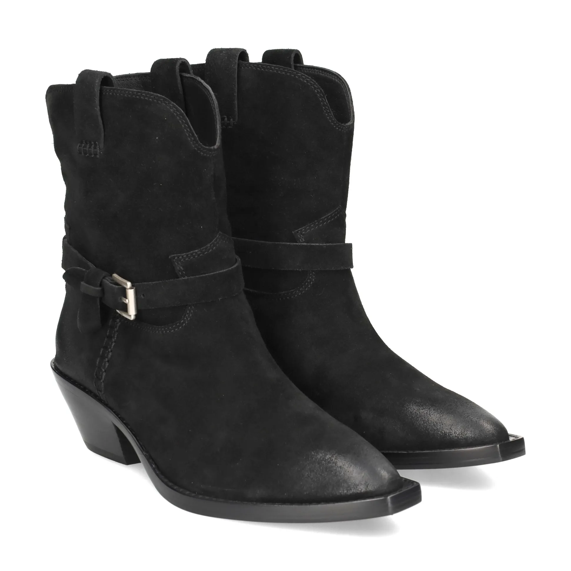 ASH Botines con tacón de Mujer DUSTIN 03 NEGRO