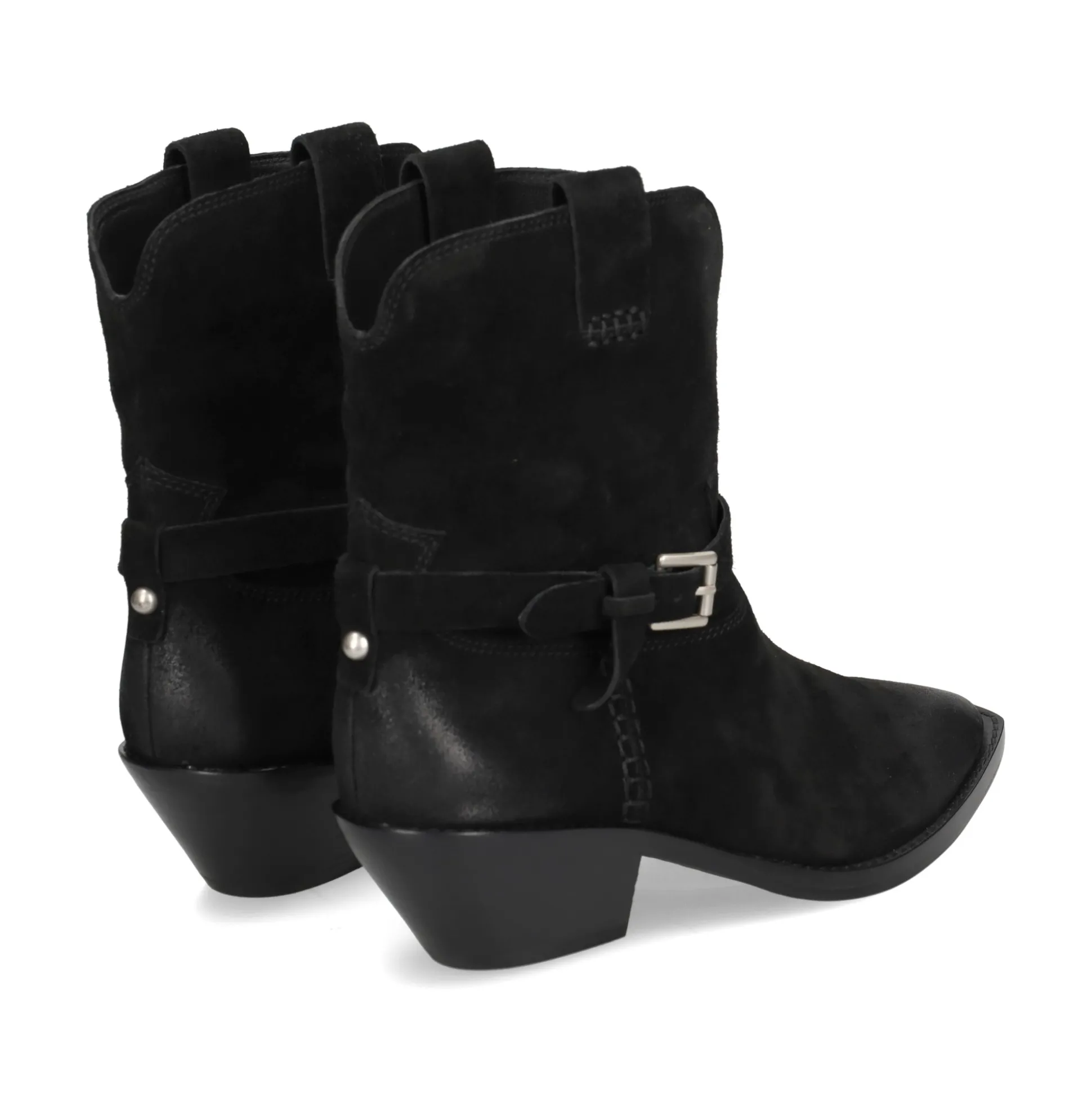 ASH Botines con tacón de Mujer DUSTIN 03 NEGRO