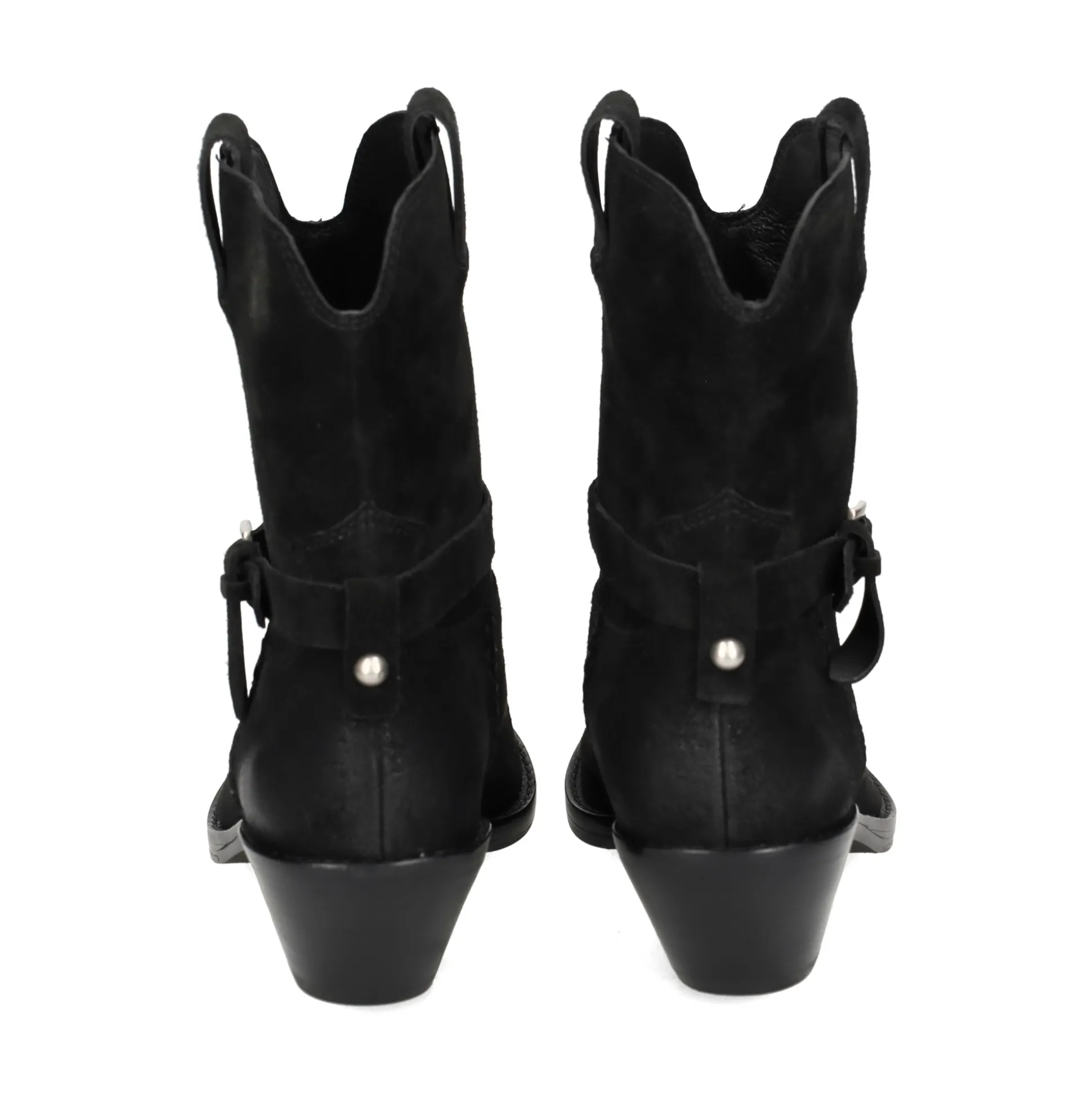 ASH Botines con tacón de Mujer DUSTIN 03 NEGRO