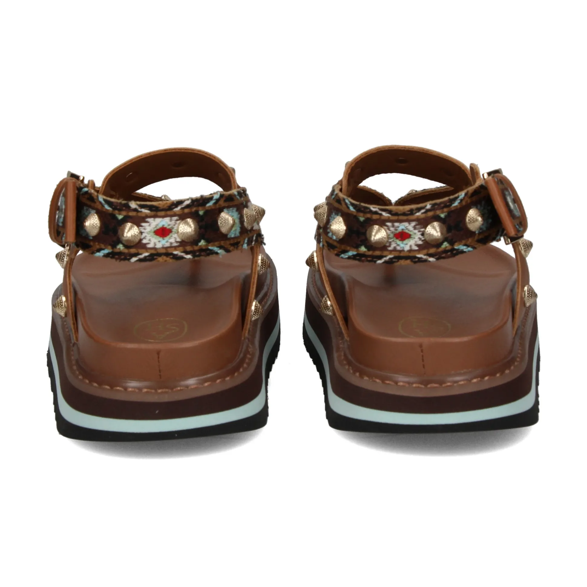 ASH Sandalias con plataforma de Mujer UNO02 COFFEE