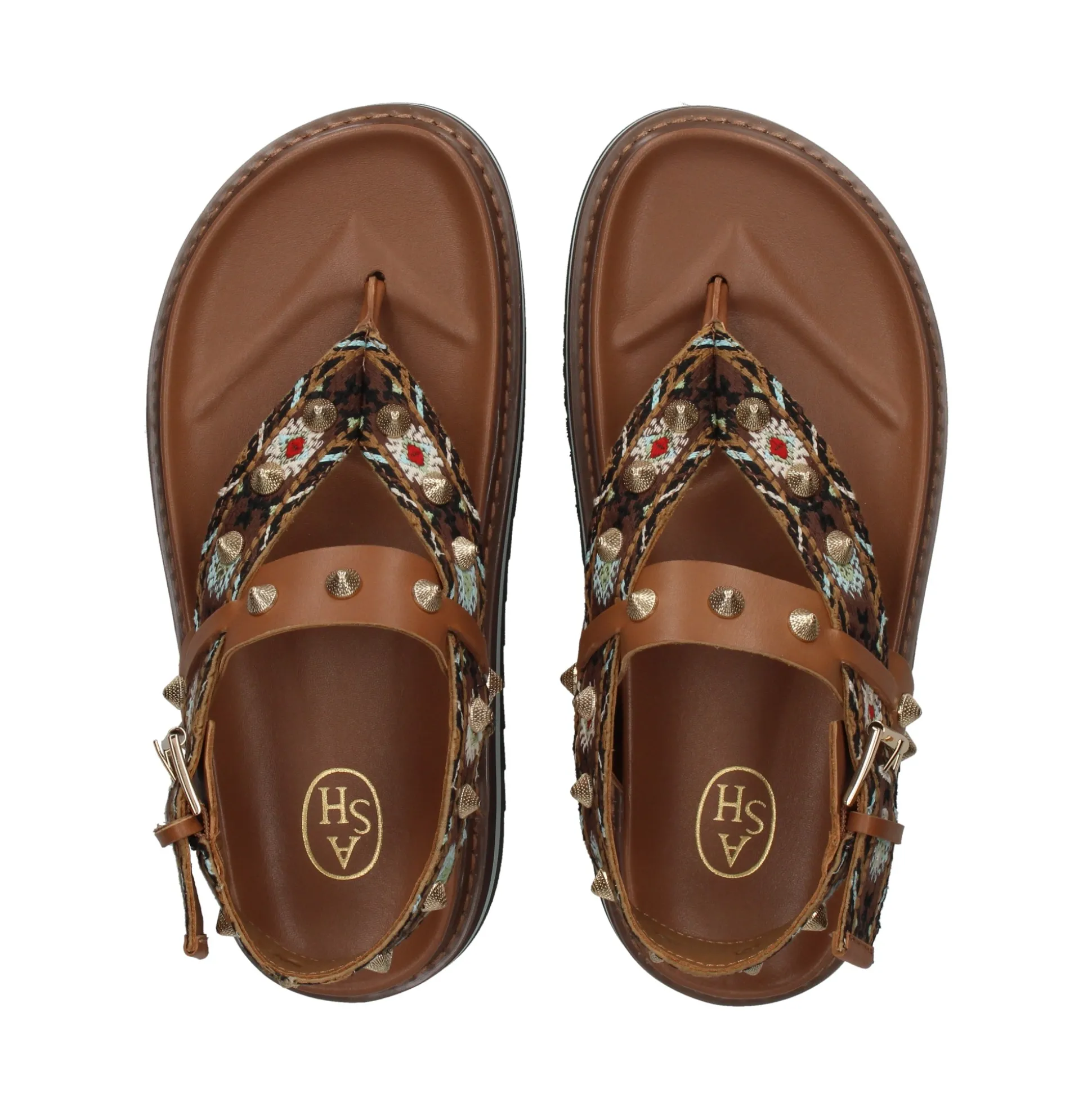 ASH Sandalias con plataforma de Mujer UNO02 COFFEE