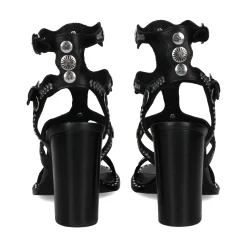 ASH Sandalias con tacón de Mujer KASHMIR01 NEGRO