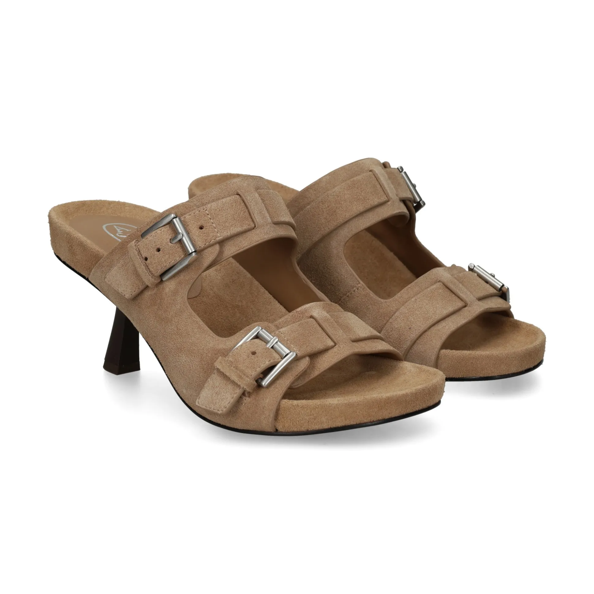 ASH Sandalias con tacón de Mujer JEWEL 004 NOISETTE