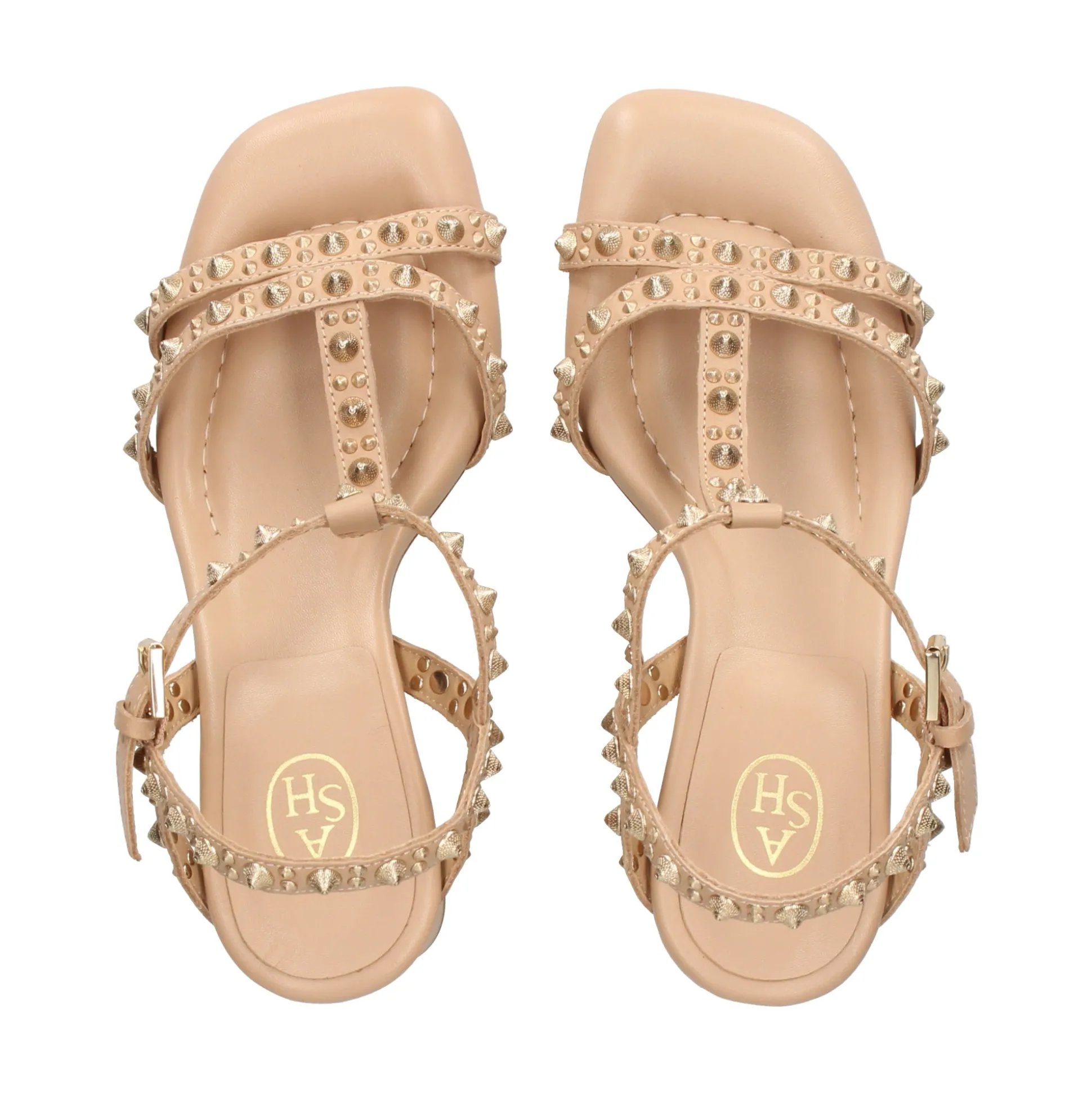 ASH Sandalias con tacón de Mujer JANICE 02 SKIN/ARIELGO