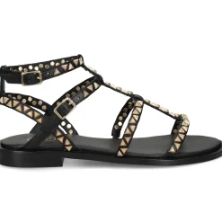 ASH Sandalias planas de Mujer PANDORA 001 NEGRO