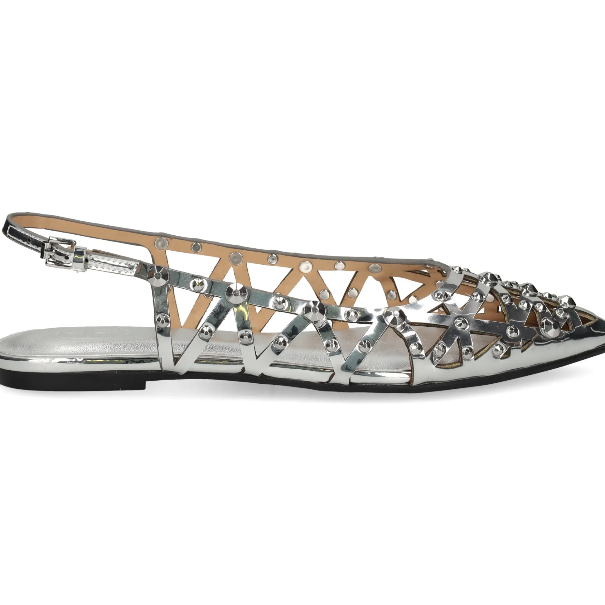 ASH Zapatos planos de Mujer BAZAAR 005 SILVER
