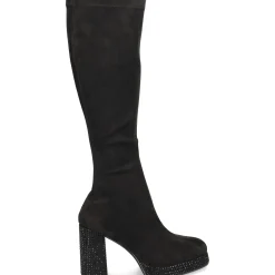 BEFREE Botas con tacón de Mujer SARAY-018 NEGRO