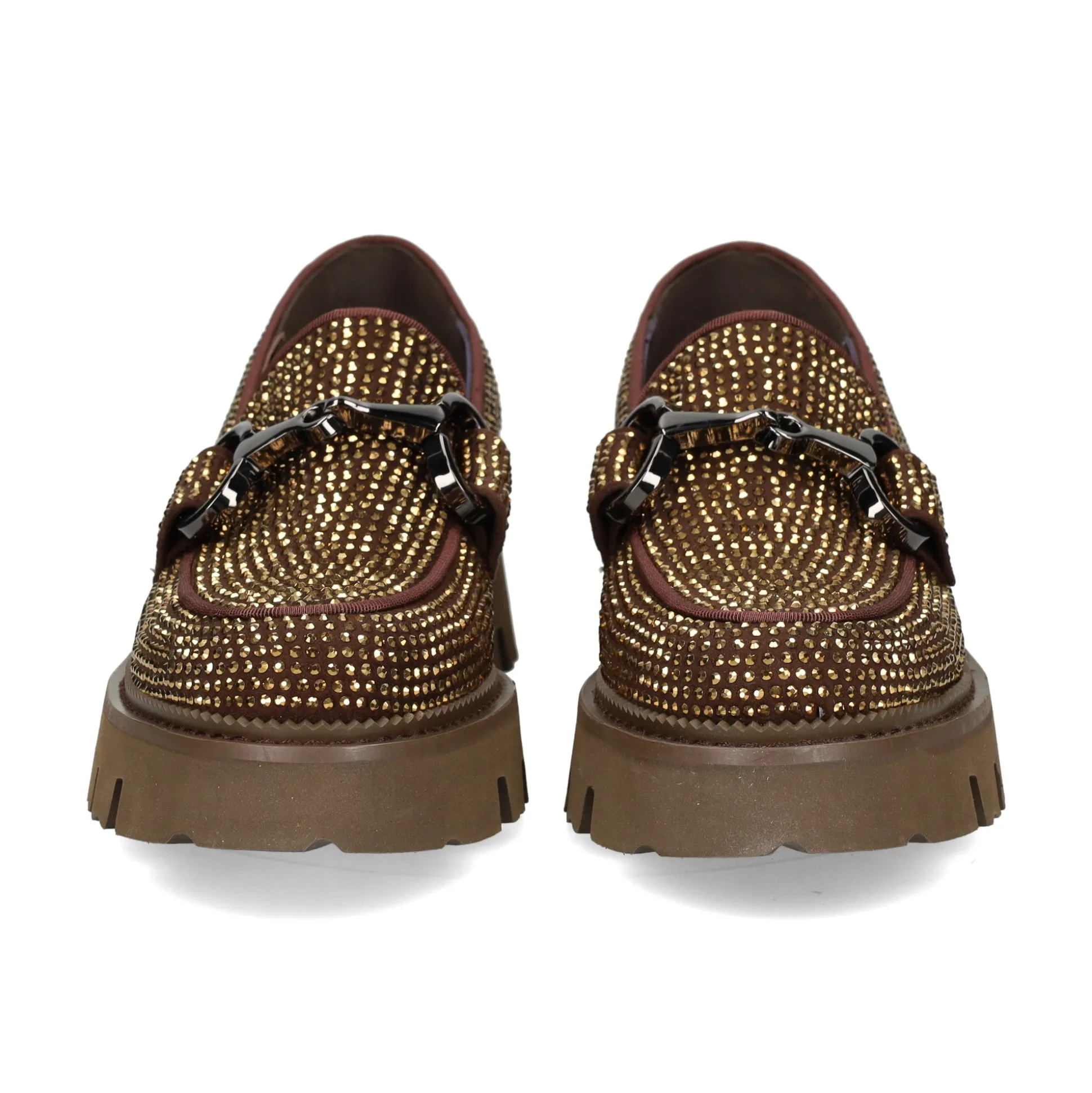 BEFREE Mocasines de Mujer PAULA-307 BRONCE