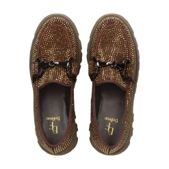 BEFREE Mocasines de Mujer PAULA-307 BRONCE