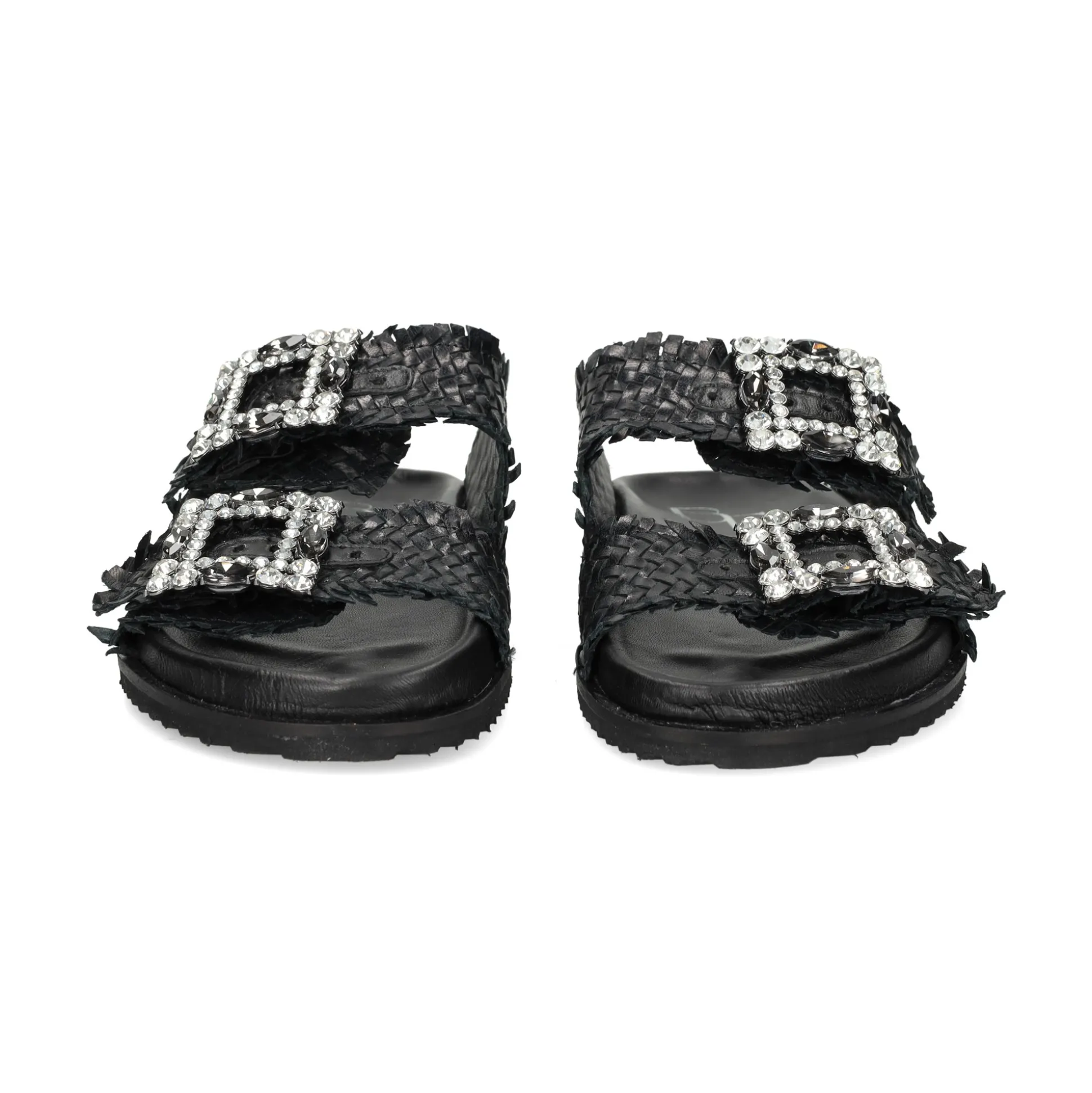 BEFREE Sandalias planas de Mujer VICKY-271 NEGRO