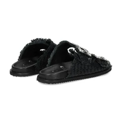 BEFREE Sandalias planas de Mujer VICKY-271 NEGRO
