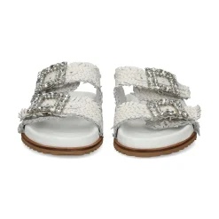 BEFREE Sandalias planas de Mujer VICKY-271 BLANCO