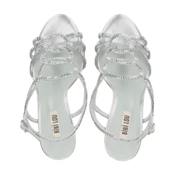 BIBI LOU Sandalias con tacón de Mujer 587Z00VK STONE - PLATA