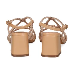 BIBI LOU Sandalias con tacón de Mujer 860Z00HG NUDE