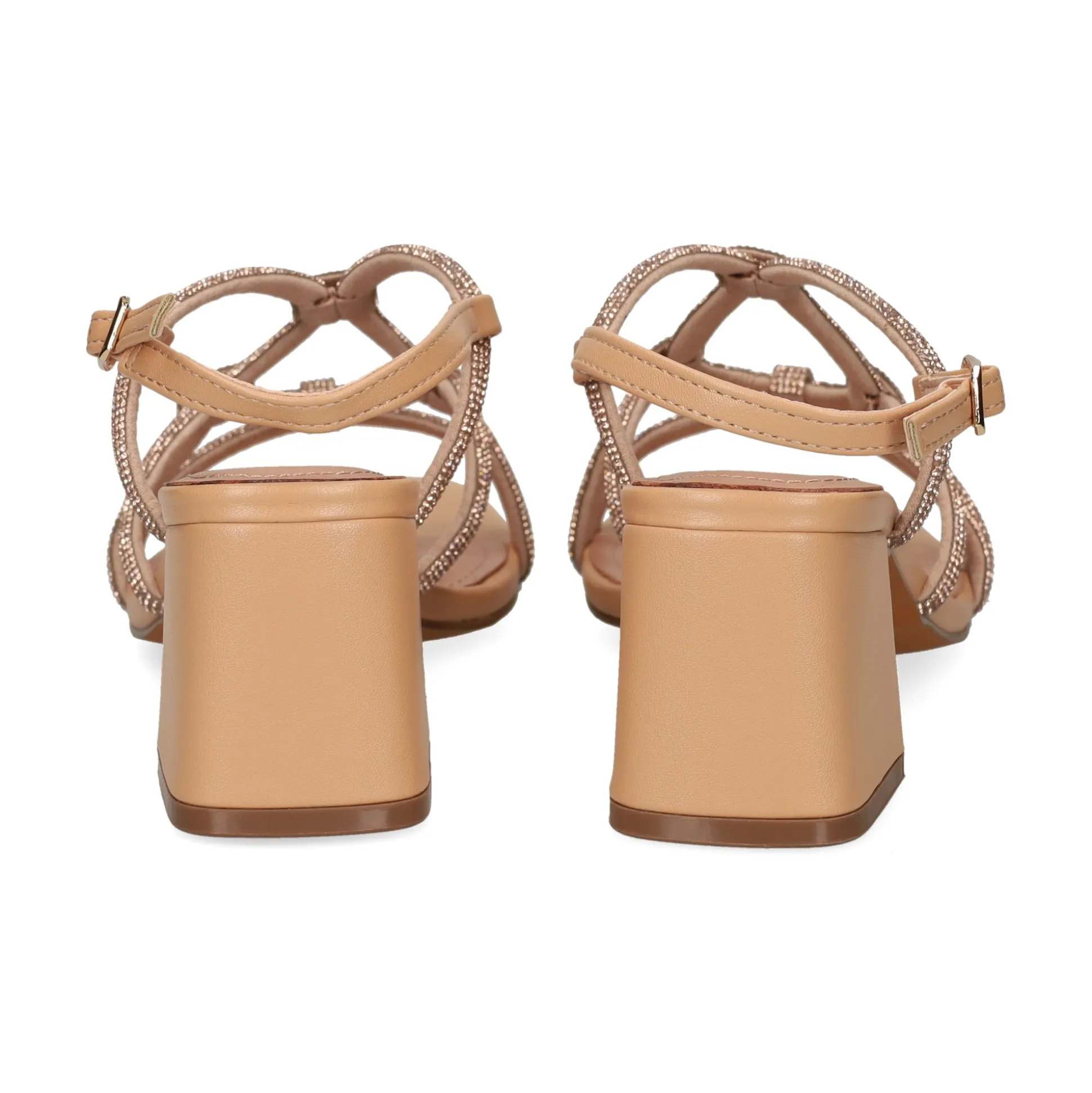 BIBI LOU Sandalias con tacón de Mujer 860Z00HG NUDE