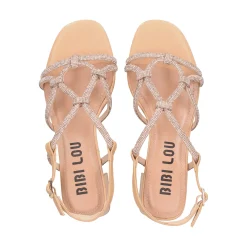 BIBI LOU Sandalias con tacón de Mujer 860Z00HG NUDE