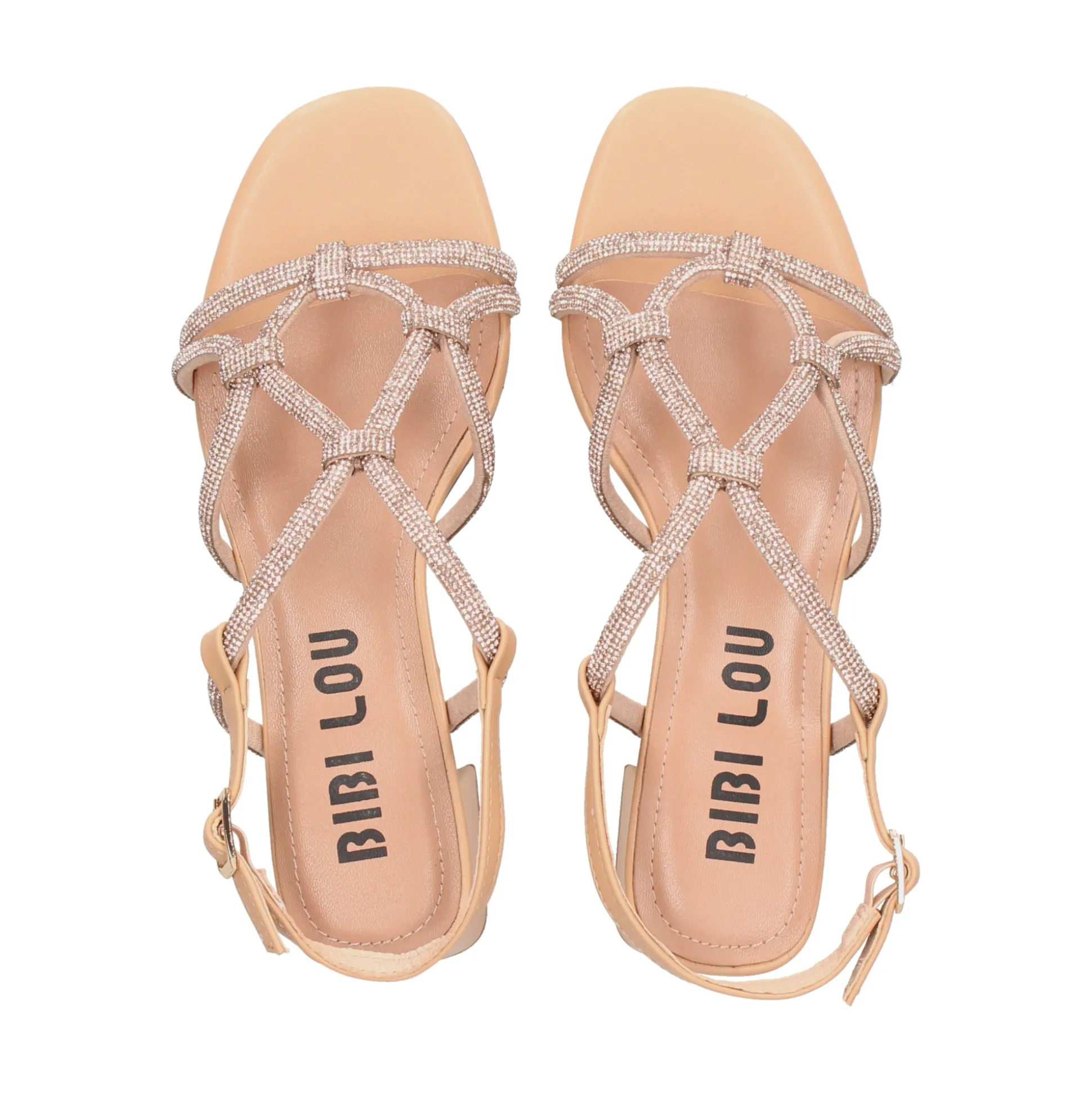 BIBI LOU Sandalias con tacón de Mujer 860Z00HG NUDE