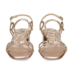 BIBI LOU Sandalias con tacón de Mujer 586Z00VK STONE - COBRE